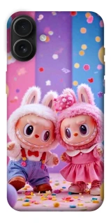 Чохол на Apple iPhone 16 Plus Labubu twins ver.3 фото 1 з 1