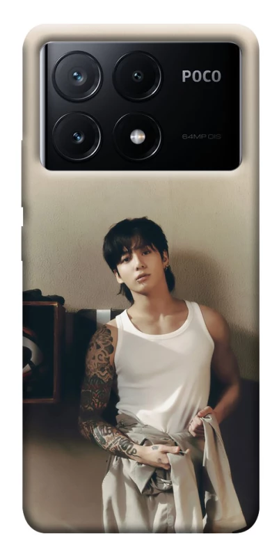 Чехол на Xiaomi Poco X6 Jungkook v2 - BTS фото 1 из 1