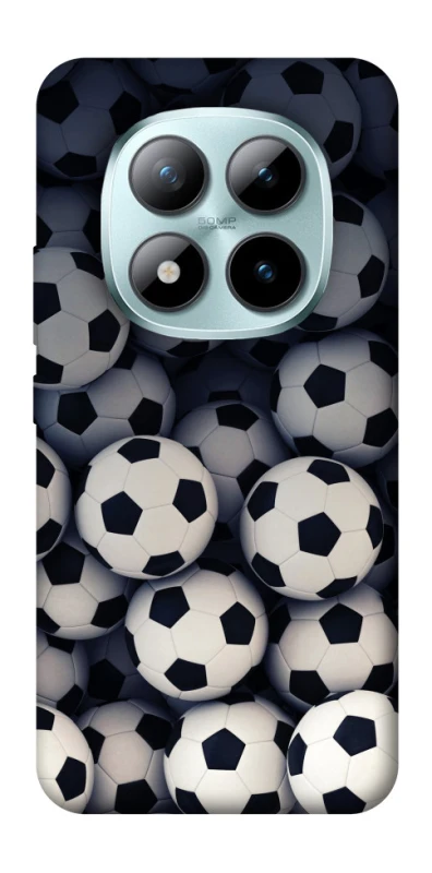 Чохол на Xiaomi Redmi Note 15 Pro+ 5G Футбольні м'ячи фото 1 з 1