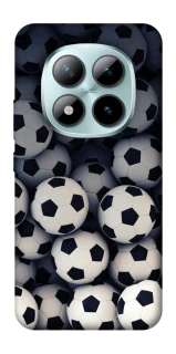 Чехол на Xiaomi Redmi Note 15 Pro+ 5G Футбольные мячи фото 1 из 1