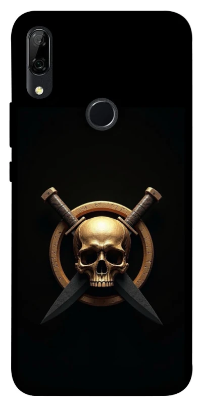 Чохол на Huawei P Smart Z Golden Skull фото 1 з 1