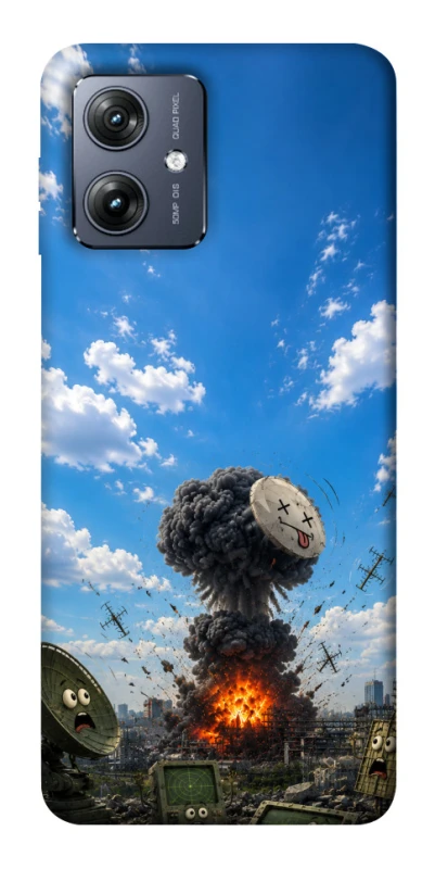 Чохол на Motorola Moto G54 Moscow never sleeps ver.6 фото 1 з 1