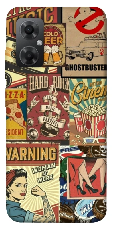 Чохол на Xiaomi Redmi Note 11R Retro collage ver.2 фото 1 з 1