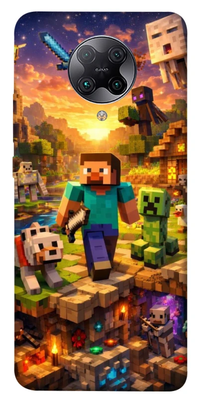 Чохол на Xiaomi Redmi K30 Pro / Poco F2 Pro Minecraft v6 фото 1 з 1