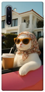 Чехол на Samsung Galaxy Note 10 Stylish Cat Cruise фото 1 Чехол на Samsung Galaxy Note 10 Stylish Cat Cruise фото 1 из 1