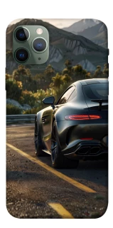 Чехол на Apple iPhone 11 Pro (5.8") Car in the mountains фото 1 из 1