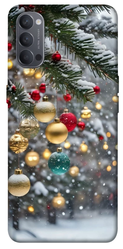 Чохол на Oppo Reno 4 Новорічний v48 фото 1 з 1