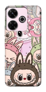 Чохол на Xiaomi Poco M6 4G All Labubu 3 фото 1 з 1