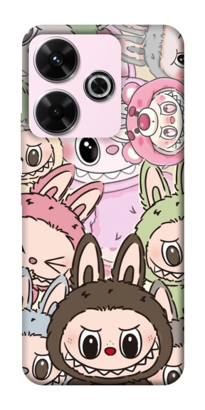 Чохол на Xiaomi Redmi 13 4G All Labubu 3 фото 1 з 1