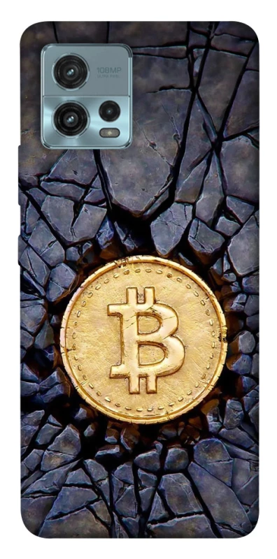Чехол на Motorola Moto G72 Bitcoin cracks фото 1 из 1