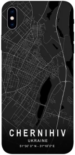 Чохол на Apple iPhone XS Max (6.5") Chernihiv map фото 1 з 1