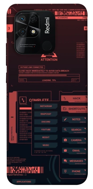 Чохол на Xiaomi Redmi 10C Attention фото 1 з 1