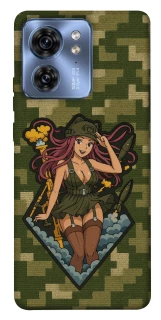 Чехол на Motorola Edge 40 Military Waifu фото 1 из 1
