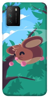 Чехол на Xiaomi Poco M3 Adopt Me Forest Mouse Jump фото 1 из 1