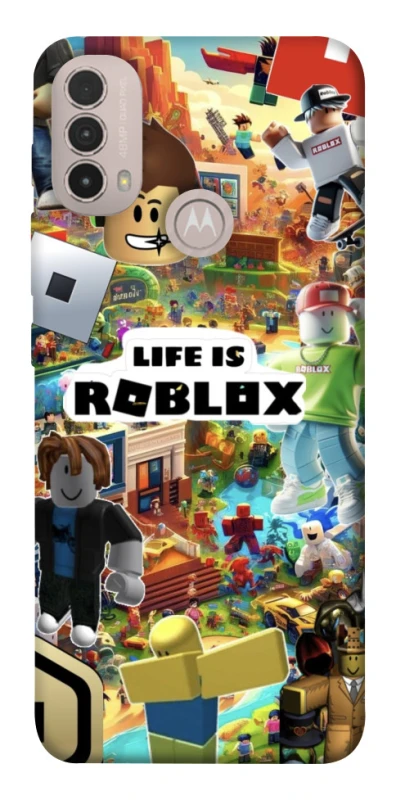 Чохол на Motorola Moto E40 Life is Roblox фото 1 з 1