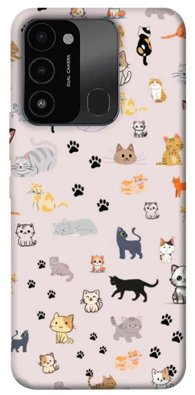 Чехол на TECNO Spark 8C Cat style ver.1 фото 1 из 1