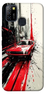 Чехол на Infinix Hot 10 Lite Painted Mustang фото 1 из 1