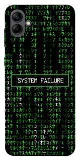 Чехол на Samsung Galaxy A04 Matrix system failure фото 1 из 1