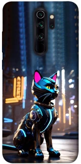 Чохол на Xiaomi Redmi Note 8 Pro Cyber cat фото 1 з 1