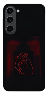Чехол на Samsung Galaxy S23 Красное сердце фото 1 из 1