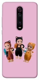 Чохол на Xiaomi Redmi K20 / K20 Pro / Mi9T / Mi9T Pro Cat Cafe Trio фото 1 з 1