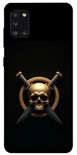 Чохол на Samsung Galaxy A31 Golden Skull фото 1 з 1
