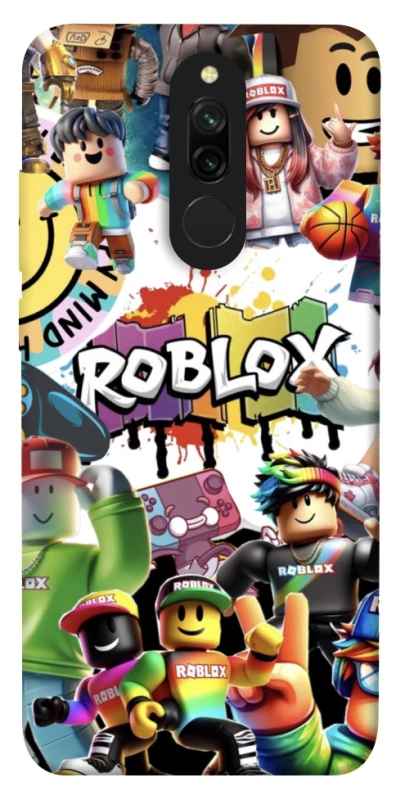 Чохол на Xiaomi Redmi 8 Roblox Characters Collage фото 1 з 1