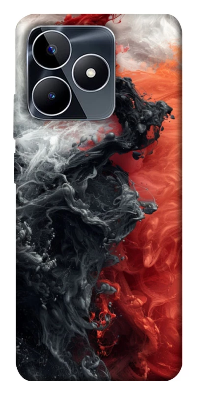 Чехол на Realme C53 Black and Red фото 1 из 1