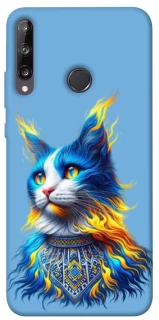 Чохол на Huawei P40 Lite E Кіт патріот фото 1 з 1