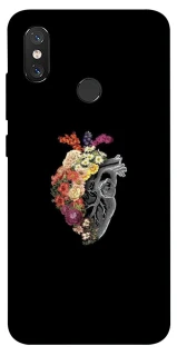 Чехол на Xiaomi Mi 8 Heart with flowers фото 1 из 1