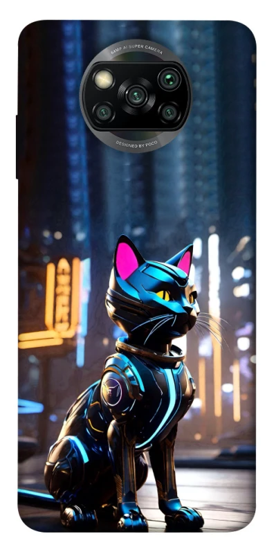 Чохол на Xiaomi Poco X3 NFC / Poco X3 Pro Cyber cat фото 1 з 1