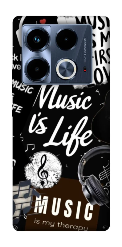 Чохол на Infinix Note 40 4G Music is Life фото 1 з 1