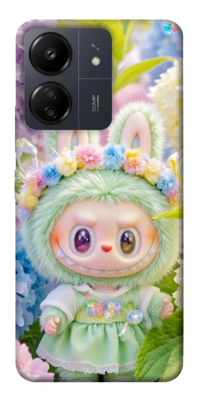Чохол на Xiaomi Redmi 13C Labubu & Flowers ver.2 фото 1 з 1
