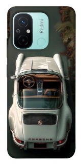 Чехол на Xiaomi Redmi 12C / Poco C55 White porsche фото 1 из 1