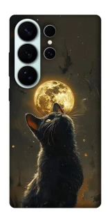 Чохол на Samsung Galaxy S26 Ultra Кіт під місяцем v2 фото 1 з 1