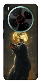 Чохол на ZTE Nubia V70 Max Кіт під місяцем v2 фото 1 з 1