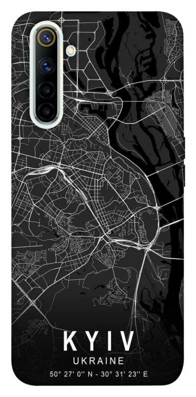 Чохол на Realme 6 Kyiv map фото 1 з 1