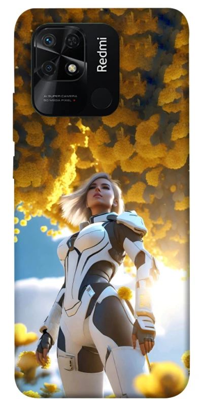 Чохол на Xiaomi Redmi 10C Cyber space girl ver.3 фото 1 з 1
