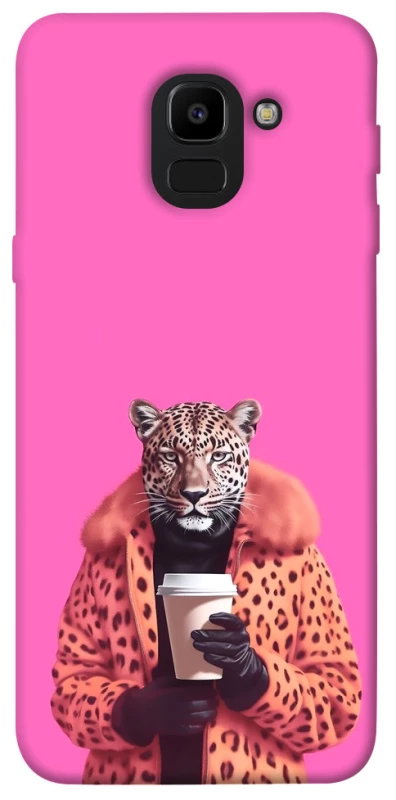 Чохол на Samsung J600F Galaxy J6 (2018) Леопард з кавою фото 1 з 1