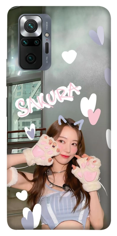 Чехол на Xiaomi Redmi Note 10 Pro Sakura - LE SSERAFIM фото 1 из 1