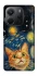 Чехол на Xiaomi Redmi Note 14 4G (Int. version) paint cat фото 1 из 1