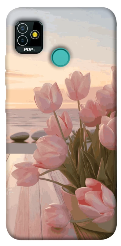 Чохол на TECNO POP 5 Morning Flowers zon фото 1 з 1