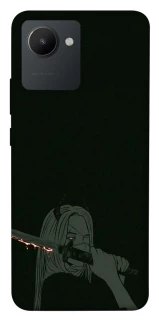 Чехол на Realme C30 Человек-Бензопила фото 1 из 1