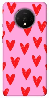 Чехол на OnePlus 7T Red hearts 2 фото 1 из 1