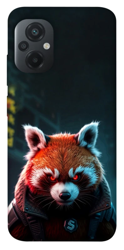 Чехол на Xiaomi Poco M5 Cyber Red Panda фото 1 из 1