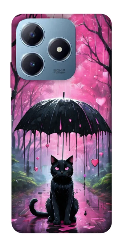 Чохол на Realme C63 Black cat фото 1 з 1