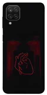 Чехол на Samsung Galaxy A12 Красное сердце фото 1 из 1