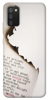 Чехол на Samsung Galaxy A02s Стихи фото 1 из 1