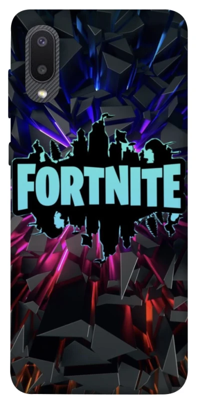 Чохол на Samsung Galaxy A02 Fortnite logo ver.3 фото 1 з 1