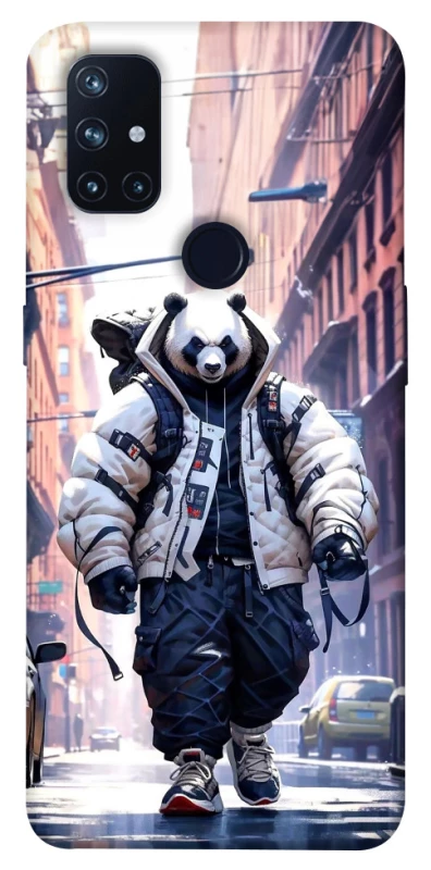Чехол на OnePlus Nord N10 5G Панда курьер фото 1 из 1